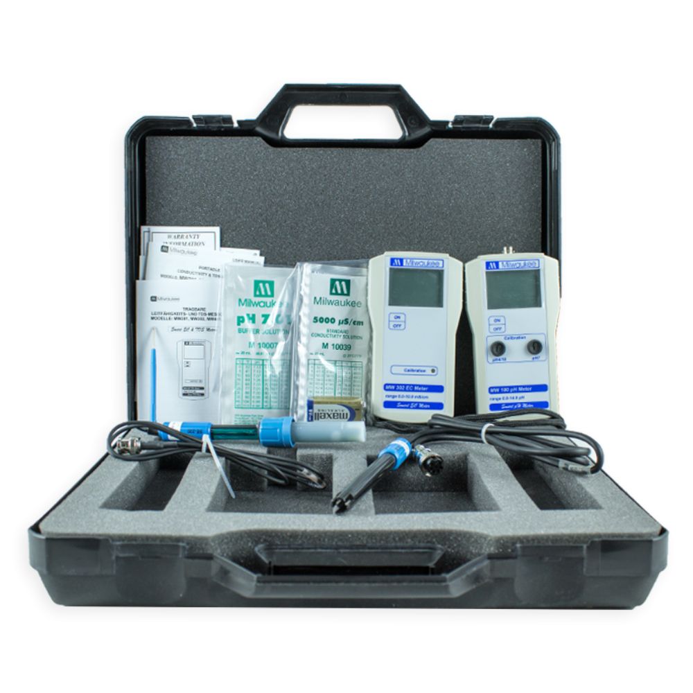Milwaukee PH & EC Meter mit Koffer MW100MW302 // Messen & Regeln